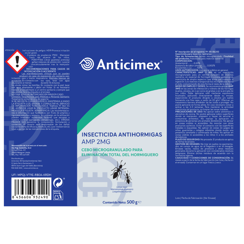 Anticimex Cebo Hormigas Microgranulado