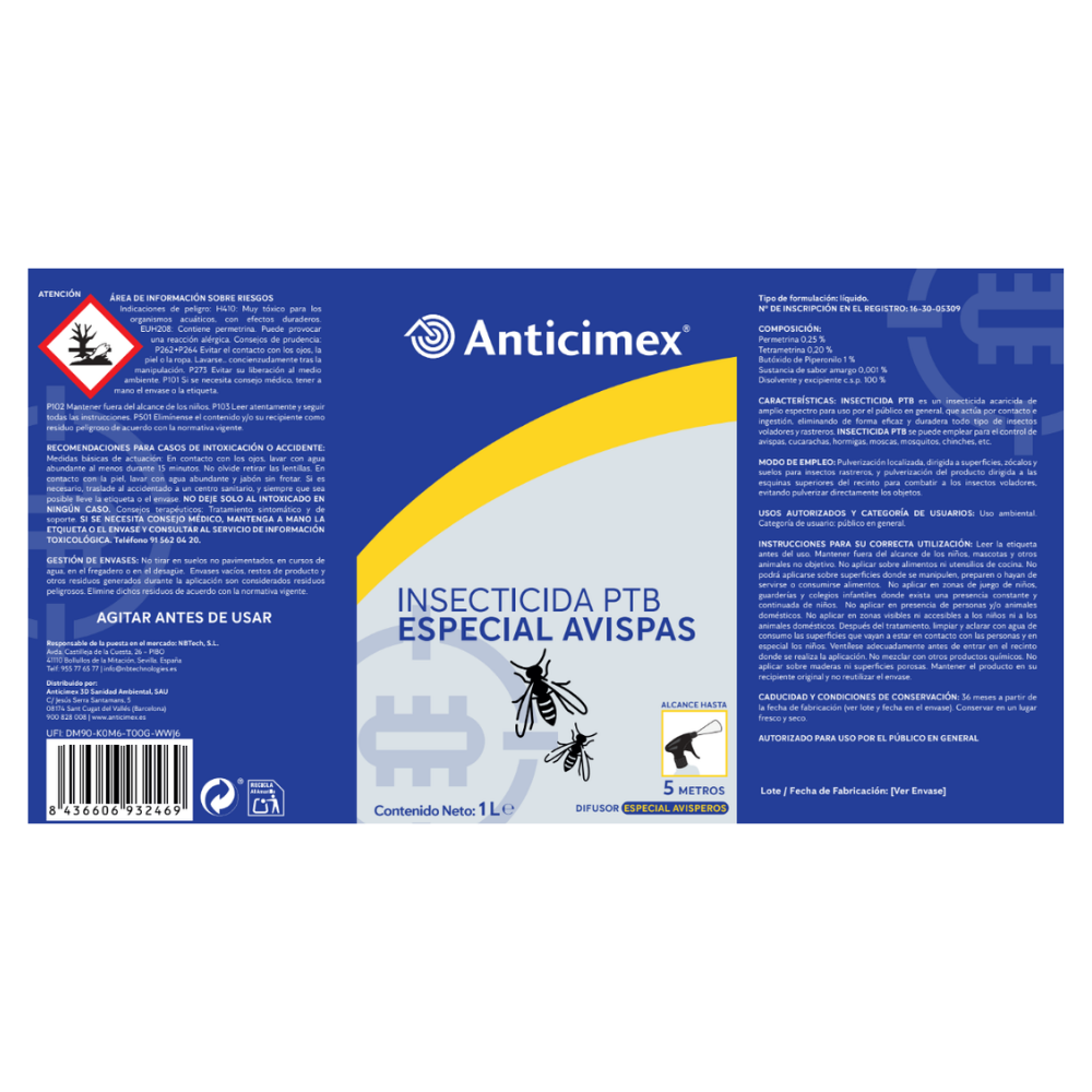 ANTICIMEX Spray Avispas