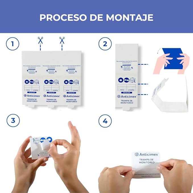 ANTICIMEX Pack 15 Trampas para Cucarachas