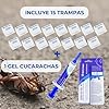 Pack Cucarachas: 15 Trampas Adhesivas + Gel Cucarachas