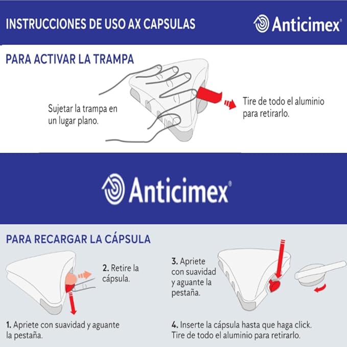 Cápsulas Anticimex Cucarachas