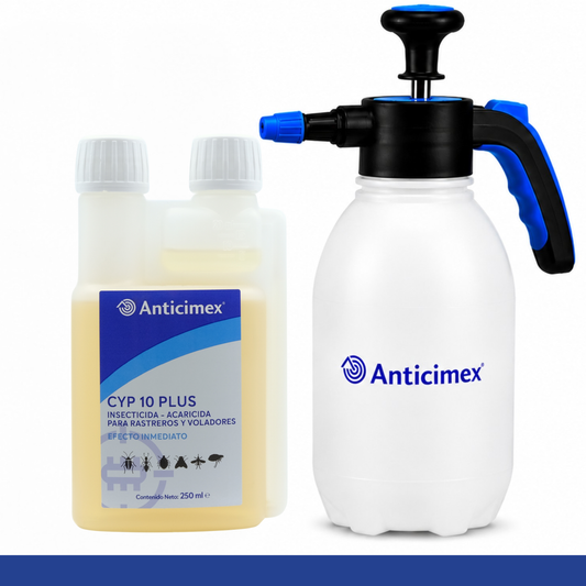 Anticimex Insecticida Concentrado CIPERGEN 9,3% + Dosificador de Precisión Anticimex | Cucarachas, Mosquitos, Hormigas, Ácaros, Moscas | Alta Eficacia Efecto Inmediato 250 ml | Rastreros y Voladores
