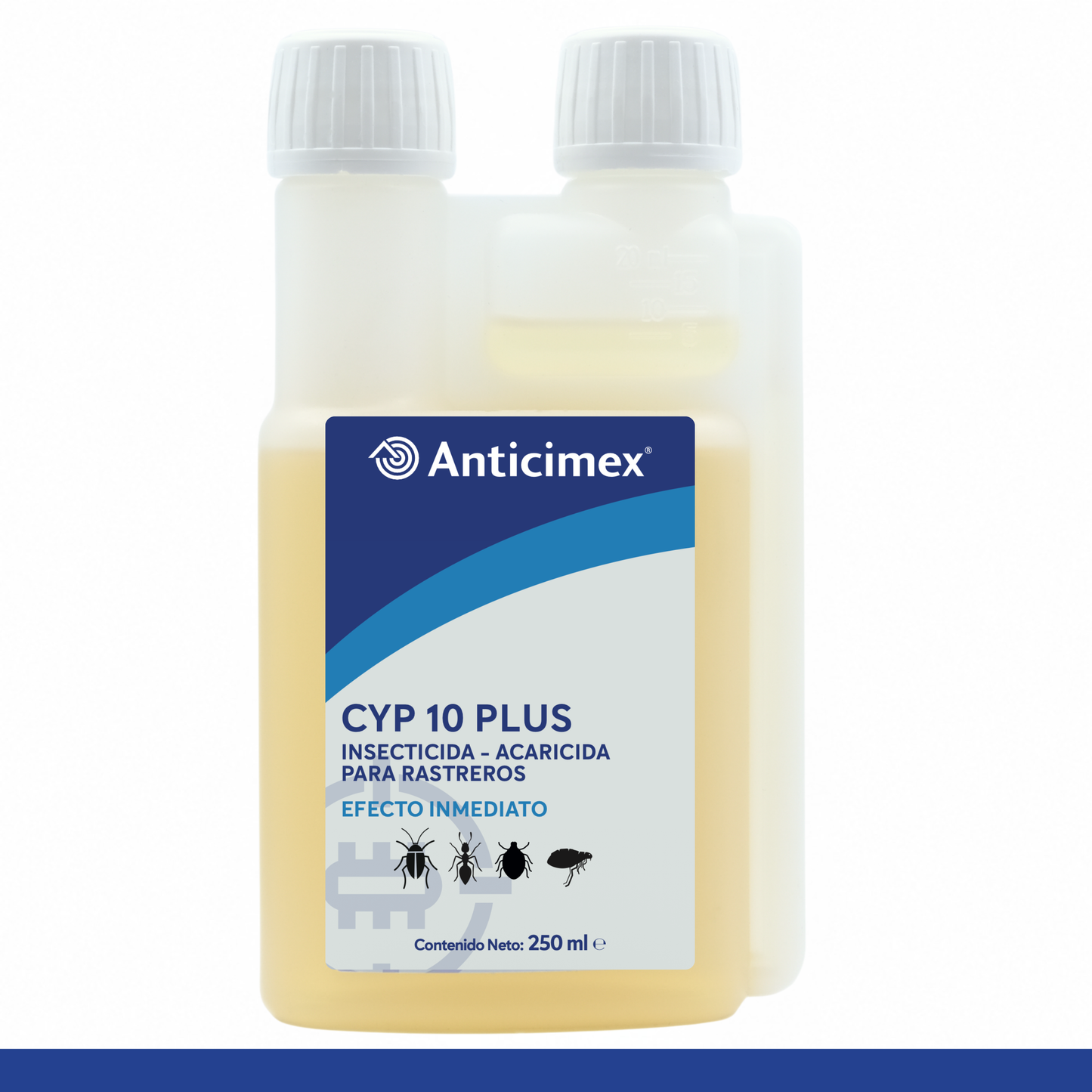Anticimex Insecticida Concentrado CIPERGEN 9,3% | Cucarachas, Hormigas, Ácaros, Carcoma, Pulgas Alta Eficacia Efecto Inmediato | 250 ml | Insectos Rastreros