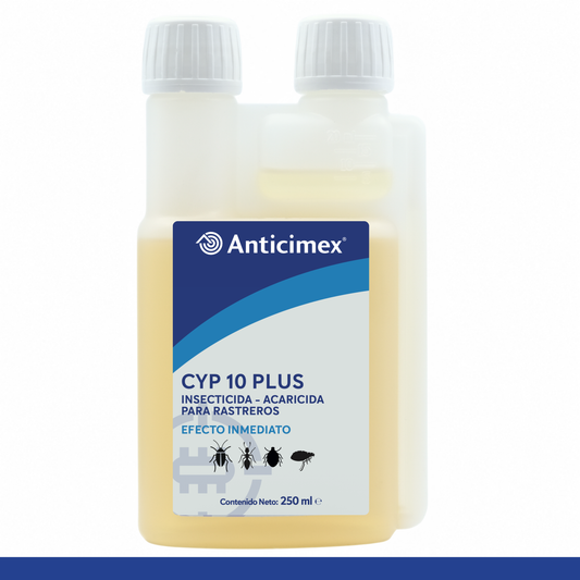 Anticimex Insecticida Concentrado CIPERGEN 9,3% | Cucarachas, Hormigas, Ácaros, Carcoma, Pulgas Alta Eficacia Efecto Inmediato | 250 ml | Insectos Rastreros