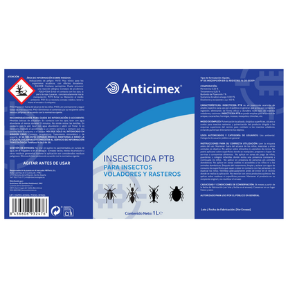 Anticimex Insecticida Rastreros y Voladores