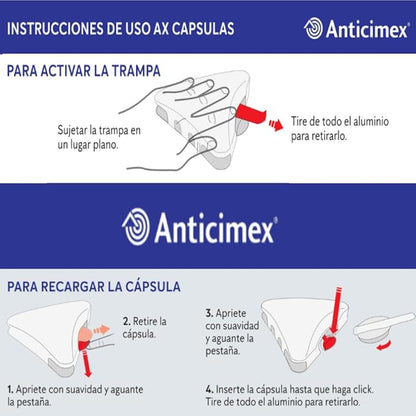Cápsulas Anticimex Cucarachas