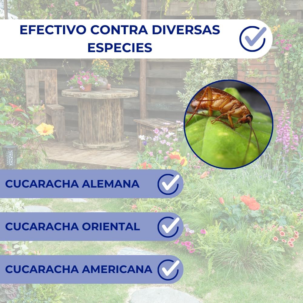 Anticimex | Pack Gel Cucarachas y CIPERGEN | Insecticida Profesional de Interior y Exterior | Gel de Acción Retardada + Concentrado con Cipermetrina | Elimina Colonias y Previene Reinfestacion
